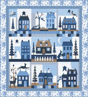 Crystal Lane Quilt Kit by Bunny Hill for Moda Fabrics.