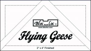 Bloc Loc Flying Geese 2" x 4" - Bloc Loc - Quilting Ruler