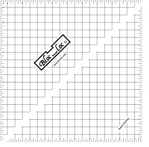 Bloc Loc Half Square Triangle 9.5" - Bloc Loc - Quilting Ruler