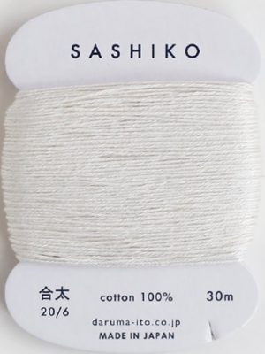 Sashiko Thread - KI-2410 Natural - 30m - Cotton Threads