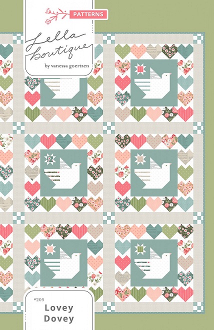 Lovey Dovey Quilt Pattern by Lella Boutique for Moda Fabrics