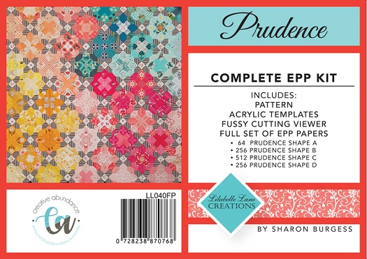 Prudence Quilt Pattern - Full Set papers and templates - by Lilabelle Lane Creations - Paper Pieced Quilt Patterns
