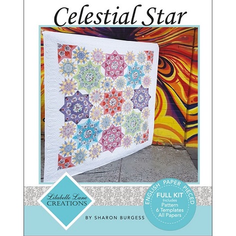 Celestial Star pattern, papers and templates full set - by Lilabelle Lane Creations - Quilt Patterns