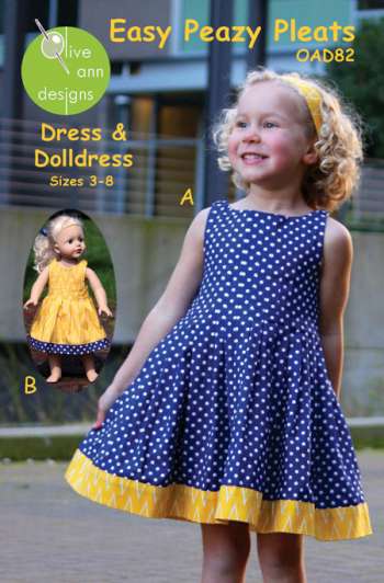 Easy Peazy Pleats - by Olive Ann Designs - Kids Clothing Pattern