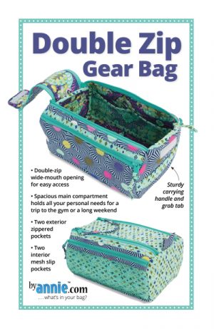 Double Zip Gear Bag- by Annie.com  - Bag Pattern