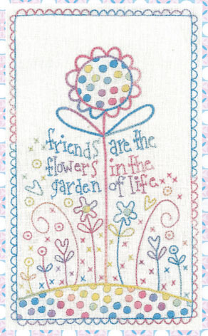 The Flowers Stitchery- by Rosalie Quinlan - Stitchery Pattern