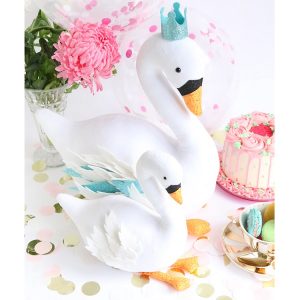 Swan Party - by Ric Rac - Softie Pattern