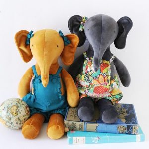 Sunday Best (Elephants) - by Ric Rac - Softy Pattern