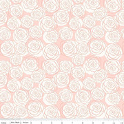 Bliss 8162 Roses Blush Sparkle by My Minds Eye for Riley Blake Fabrics  Applique, patchwork and quilting fabric. rics  Applique, patchwork and quilting fabric