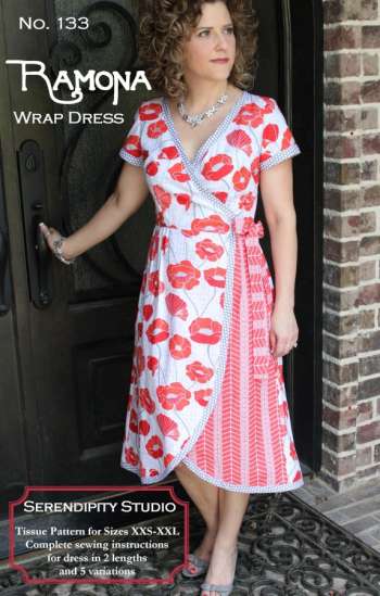 Ramona Wrap Dress - by Serendipity Studio  - Clothing  Pattern