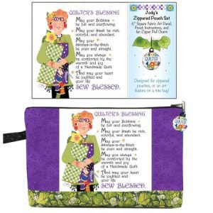 Zipper Pouch Set Quilters  Blessing - Bags, Pouch