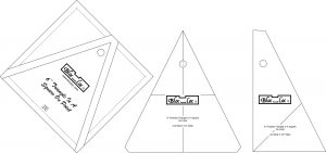 Bloc Loc 6" Triangle in a Square OP - Bloc Loc - Quilting Ruler
