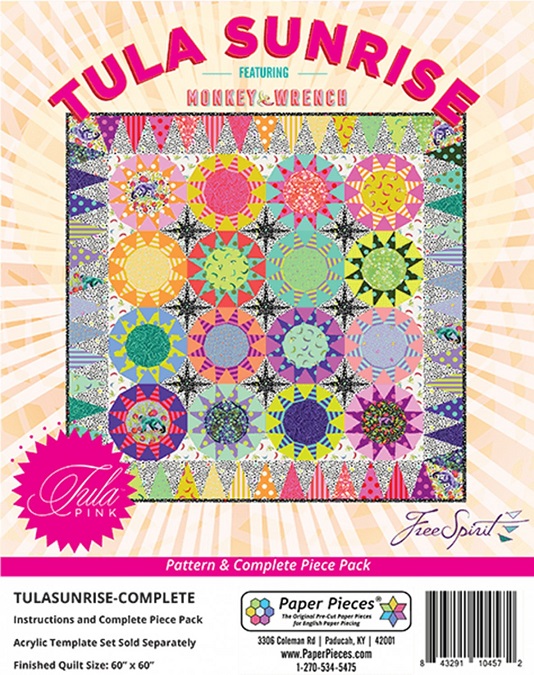 Tula Sunrise Pattern/papers -Tula Pink - Patchwork Patterns