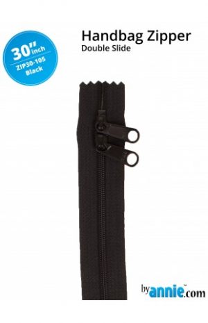 Annies Zip 30" Black  - for Bag Making - Sewing - Craft