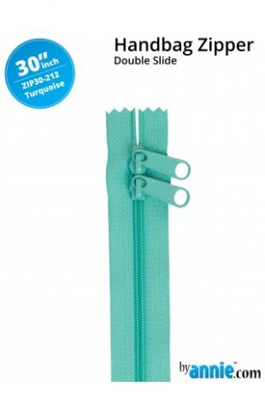 Annies Zip 30" # 7 Turquoise - for Bag Making- Sewing - Craft