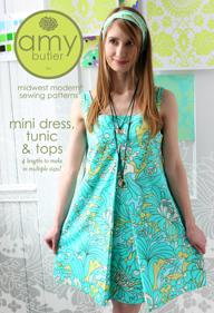 Mini Dress, Tunic & Tops - by Amy Butler - Clothing Pattern