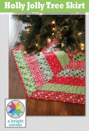 Holly Jolly Tree Skirt - by A Bright Corner - Patchwork Patterns