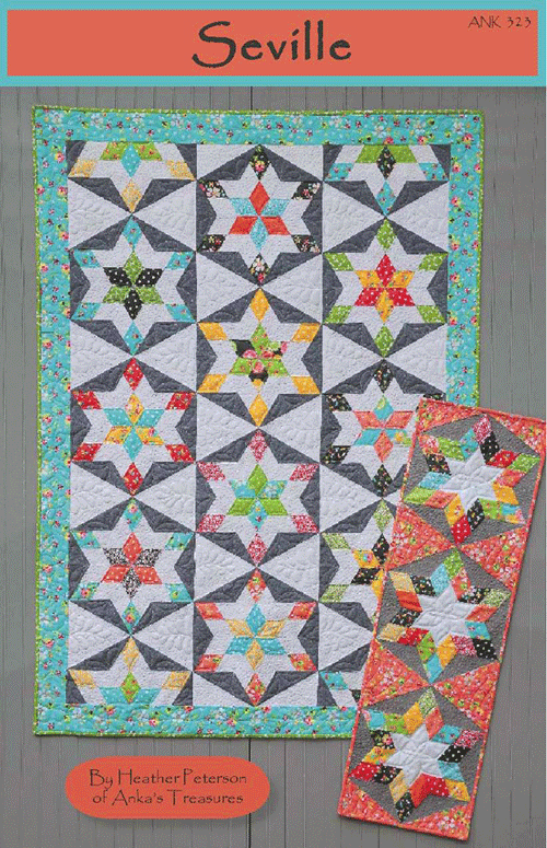 Seville - by Ankas Treasures - Patchwork & Quilting Pattern