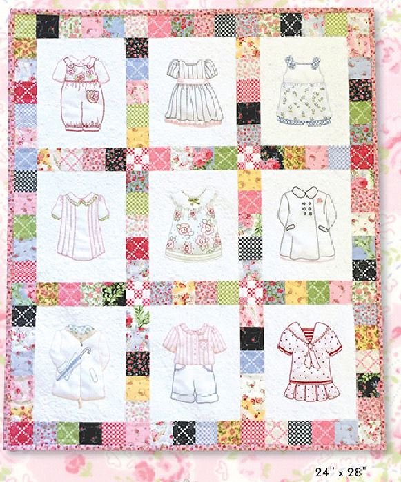Betsy's Closet in Stitches- Acorn Quilt - Quilt & Stitch Pattern