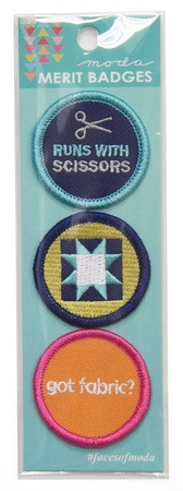 Moda Merit Badges Set 1 - Moda Products - Runs with Scissors Set
