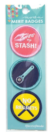 Moda Merit Badges Set 2 - Moda Fabrics - Kiss my Stash Set