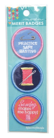 Moda Merit Badges Set 3 - Moda - Practice Safe Basting Set