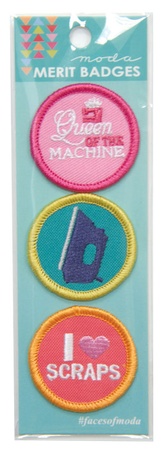 Moda Merit Badges Set 5 - Moda - Queen of the Machine Set