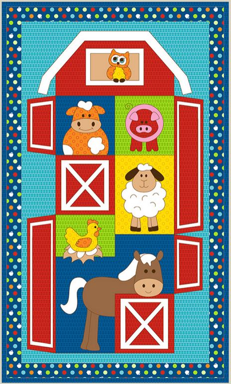 Barn Stack - by Kids Quilts - Wall Quilt Pattern