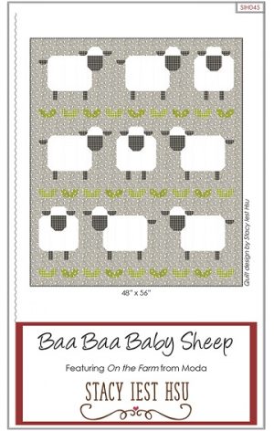 Baa Baa Baby Sheep - by Stacy Iest Hsu - Quilt Pattern