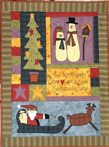 Ready For Christmas  - by The Birdhouse - Quilt Pattern