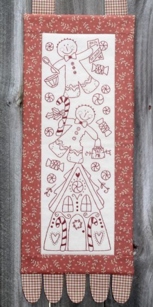 Gingerbread House - The Birdhouse - Christmas Stitchery Pattern
