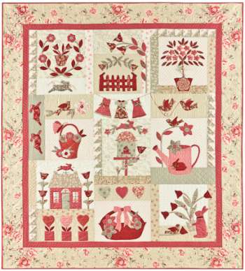 Le Jardin BOM - by Bunny Hill Designs - Quilt Pattern Set