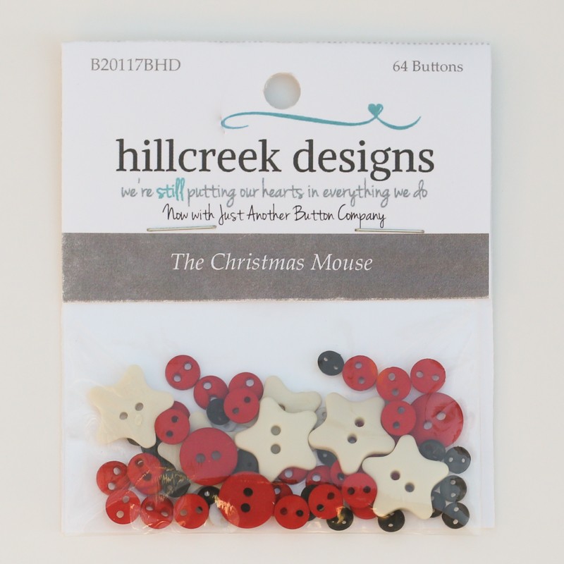 The Christmas Mouse Embellishments - by Bunny Hill Designs