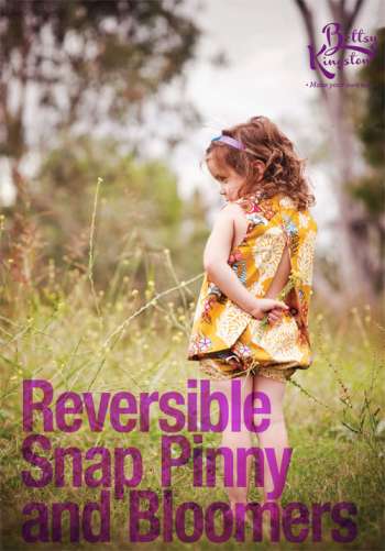 Reversible Snap Pinny & Bloomers - by  Bettsy Kingston - Pattern