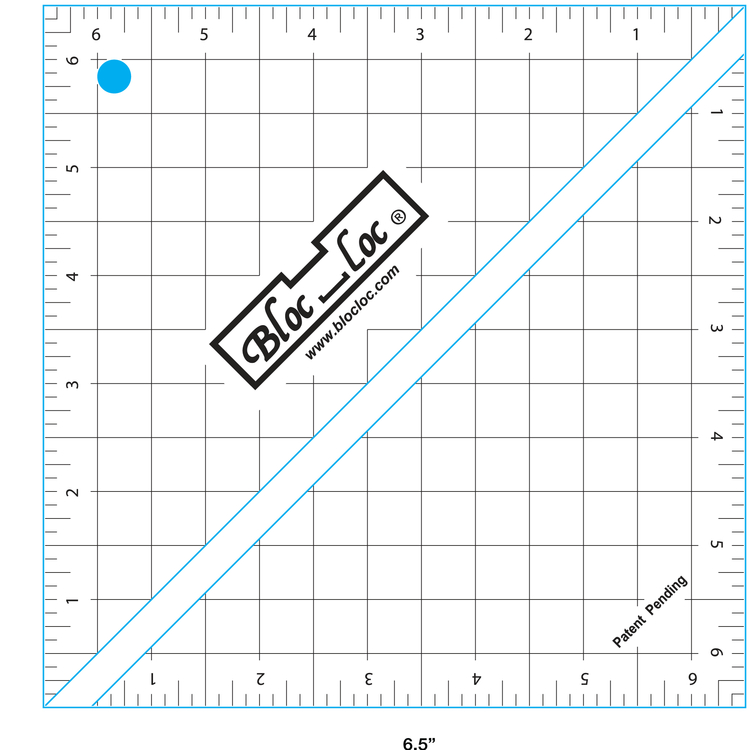 Bloc Loc Half Square Triangle 6.5