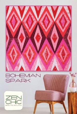Bohemian Spark - by Zen Chic -  Modern Patchwork Quilt Pattern