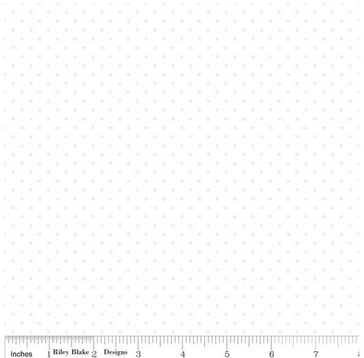 Swiss Dot White on White c790-150 - Riley Blake Basic -  Fabric
