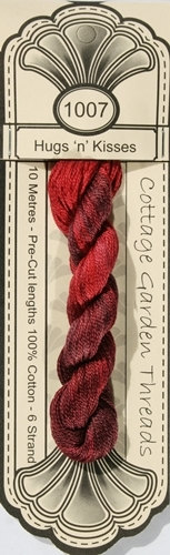 Hugs N Kisses 1007 Embroidery Thread by Cottage Garden Threads