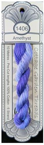 Amethyst 1406 Embroidery Thread by Cottage Garden Threads