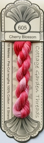 CGT Cherry Blossom 605 - Cottage GardenThread -Embroidery Thread