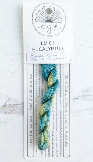 Eucalyptus LM01 Perle 8 Embroidery Thread by Cottage Garden Threads