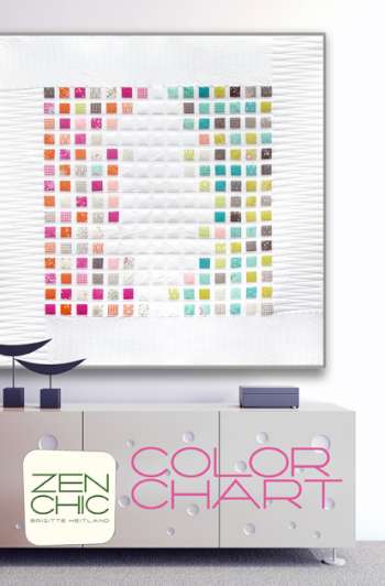 Color Chart - by Zen Chic -  Modern Patchwork Quilt Pattern