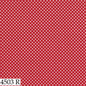 Lecien Colour Basic 4503R Red -  Patchwork Fabric