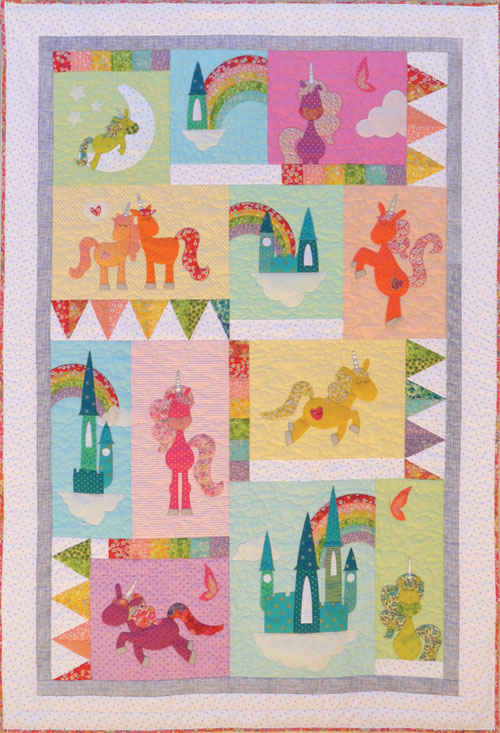 Unicornia - Claire Turpin Design - Patchwork Quilt Pattern