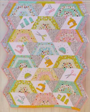 Sewing Kit Quilt -Claire Turpin Design - Patchwork Quilt Pattern