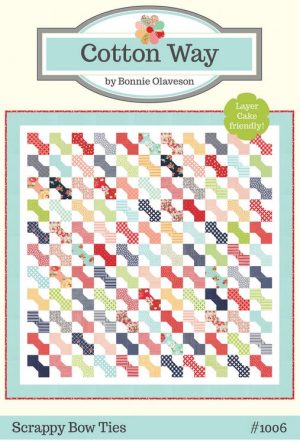Scrappy Bow Ties - Bonnie Olaveson/Cotton Way -Quilt Patterns