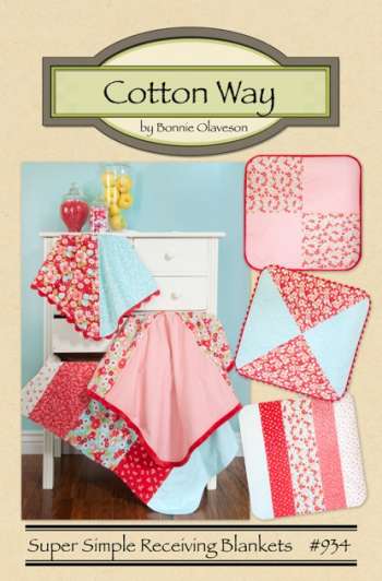 Super Simple Receiving Blankets- by Bonnie Olaveson - Cotton Way