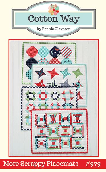 More Scrappy Placemats - Bonnie Olaveson/ Cotton Way - Patterns