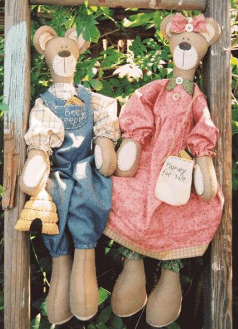 Gwen and George - by Hatched and Patched - Doll Pattern