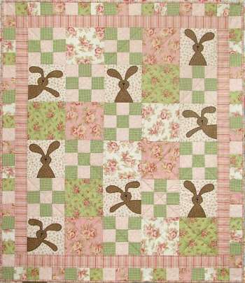 Peekaboo Bunny Quilt - by The Birdhouse - Quilt Pattern
